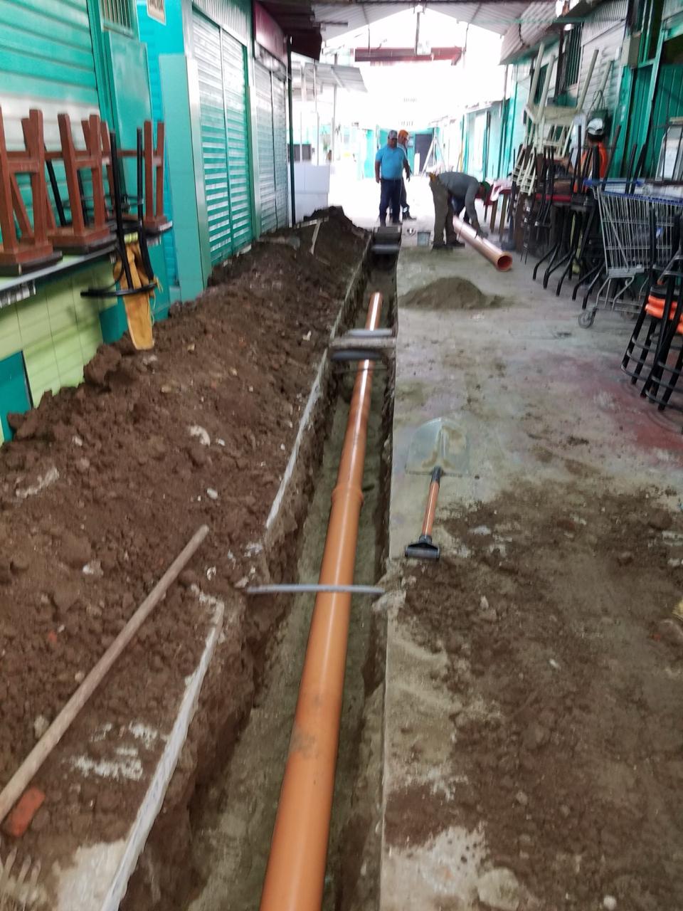 Renovación de alcantarillado en mercado - foto 9
